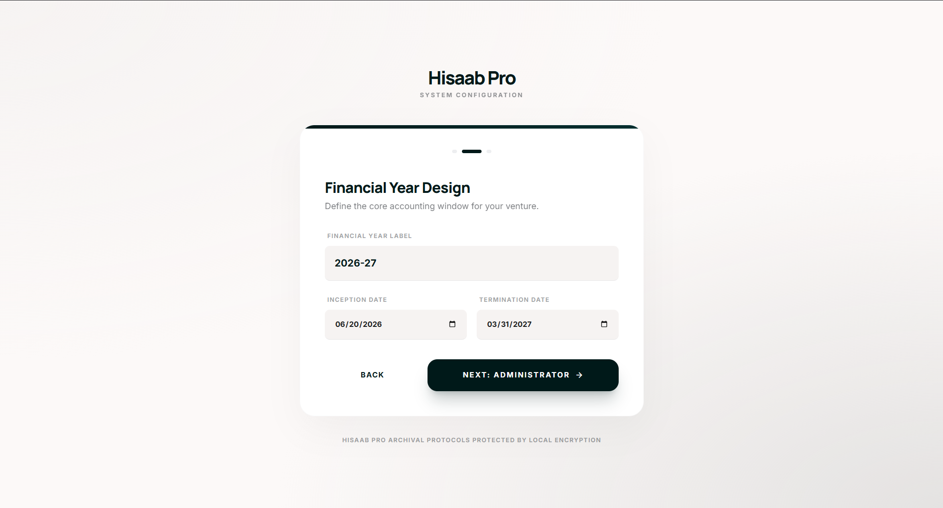 Setup Wizard - Step 2